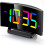 Digital Alarm Clock – Blue LED, 5 Brightness, 3 Tones 1