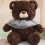 Ours en peluche mignon, corps doux, 50 cm 1