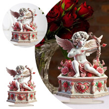 Escultura de rosa em acrílico para decoração de mesa no Dia dos Namorados.