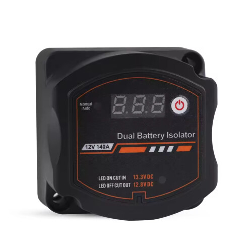 12V 140A Double Battery Isolator Digital Voltage Sensitive