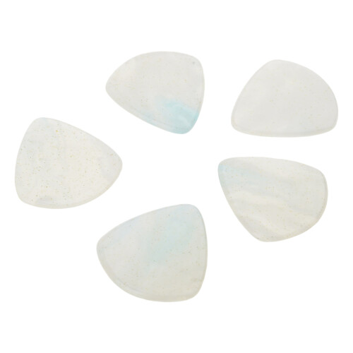 5PCS Professional Guitar Picks Flexible Resin Construction-blue