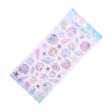 Ocean Themed Embossed PVC Sticker For Scrapbooking Journal-08
