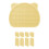Effective Cats Litter Box Mat Easy Trapping Mat Splash-Yellow 1