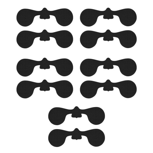 10cps Ergonomic Ski Face Covers Secures fit Masks-Black