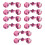10cps Ergonomic Ski Face Covers Secures fit-pink camouflage 1