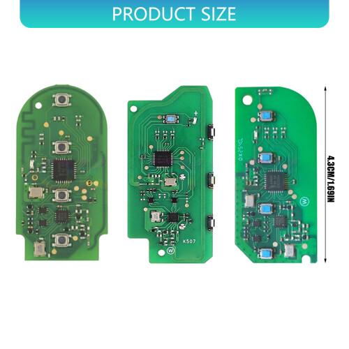 Versatile PCB Board 63mm for Car Key & Remote Generation-FGB57 1