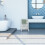 Wasmand in notenhout met zak 1