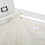 Wasmand in notenhout met zak 7