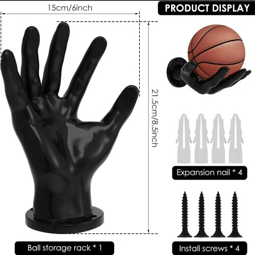 PVC-Simulationshandmodell-Basketball- und-Gold 2