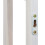 White wall shelf with 3 shelves 6
