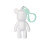 Marble Keyring Kit, Bear Shape, 6 Pcs, Includes Paints 3