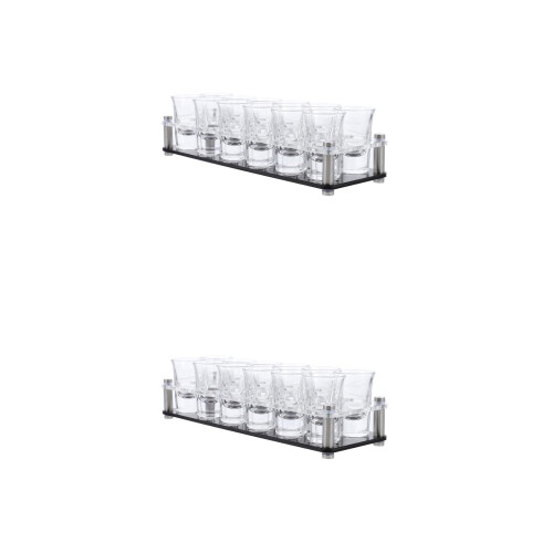 2Ensembles Support Noir Verres En Pour Cuisine Restaurant