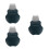 3Pièces Extracteurs Points Vert Outils Compacts 1