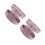 2Pièces Bande À Pression Violet Pratique Résistante Pour Vêtements 1