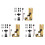 3X for Bamboo Lab DIY 3D Printing Wireless Mouse Kit Model 002 Computer Mouse Components with Printer Parts and Hardware 1