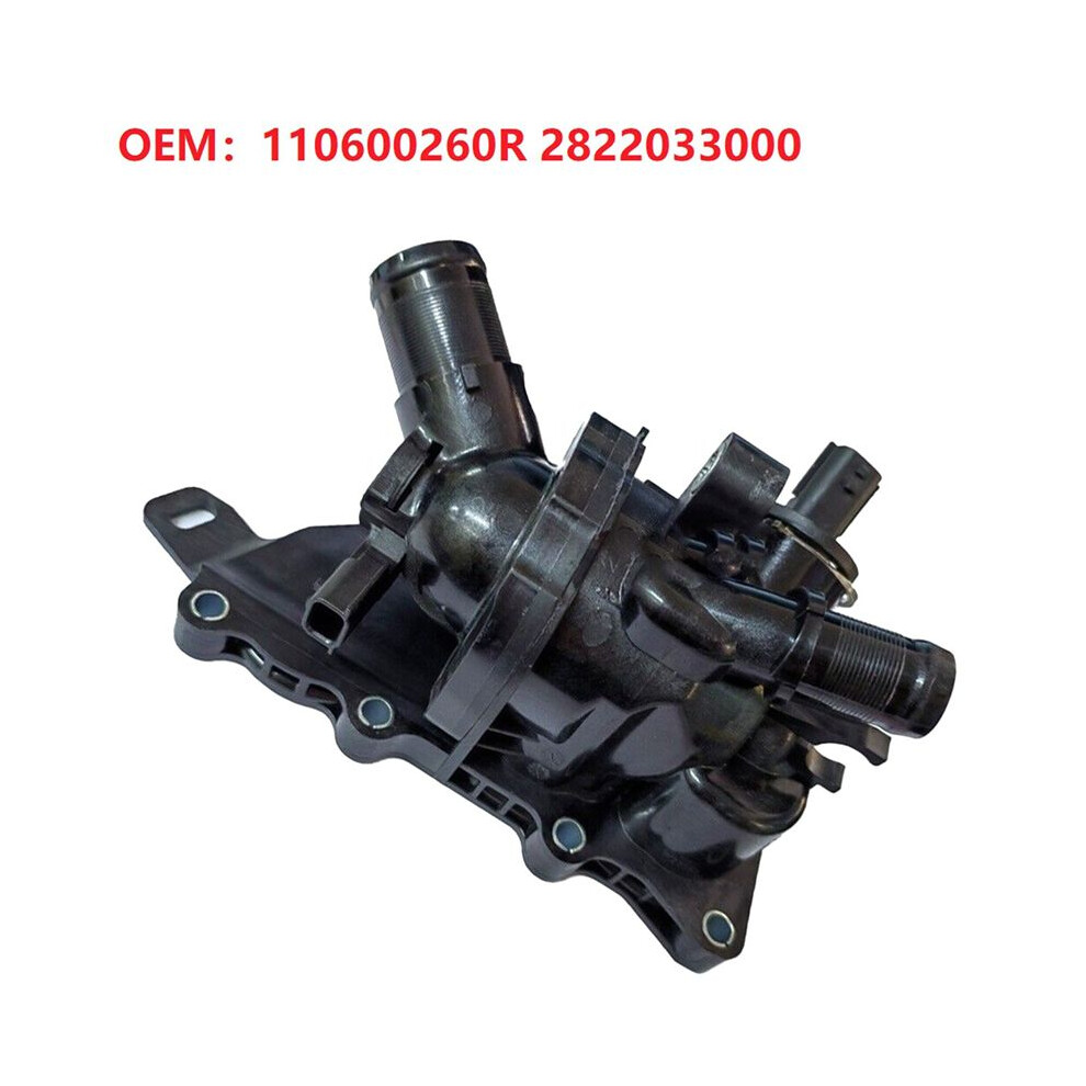 3X Thermostat Housing 110600260R 2822033000 A2822033300 For Captur Clio Megane Scenic 4 Black 4713935407191