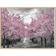 Yellow Tree Wall Art Canvas Print 24 x 16 Inch
