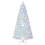 7ft White Fiber Optic Christmas Tree with Iridescent Tips & 1