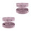 2Pièces Bande À Pression Violet Pratique Résistante Pour Vêtements 4