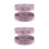 2Pièces Bande À Pression Violet Pratique Résistante Pour Vêtements 6