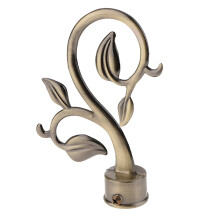 Gardinstangender i bronse for 28 mm stang