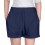 Sommershorts i linblanding til jenter, elastisk midje, snøring, 1