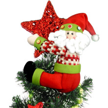 Santa Claus Felt Tree Topper 13"