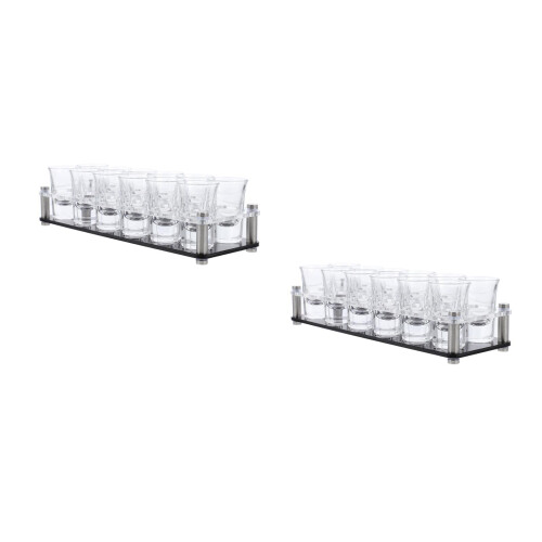 2Ensembles Support Noir Verres En Pour Cuisine Restaurant 1