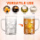 3Pièces Verres À Clairs Pour Boissons À 5