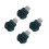 4Pièces Scrubbers Vert Acier Extraction Points 3