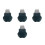 4Pièces Scrubbers Vert Acier Extraction Points 6