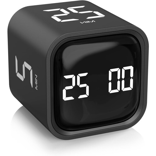 Roterende Pomodoro-timer med tyngdekraftsensor
