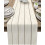 Elfenbensvit polyester bordslöpare 35x183 cm 1