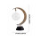 Luminária Lunar Encantada LED Lua Crescente Luz Noturna USB Ferro 3