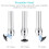 Support Projecteur Aluminium Rotation Murale Plafond 6