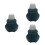 3Pièces Extracteurs Points Vert Outils Compacts 5