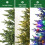 2ft Pre-lit Mini Christmas Tree with LED Lights, Remote and 5