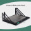 Black Floating Shelves 12 Inch Deep 2 Pack 3