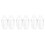 6Pcs Plastic Cocktail Shaker Clear Hand Mixer with Scale for Drinks 4