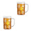 2Pcs Clear Beer Cup with Handle Reusable Drinking Mug for Home 11