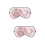 2Pcs Pink Silk Sleep Eye Mask Large Eye Patch Comfortable Durable 6