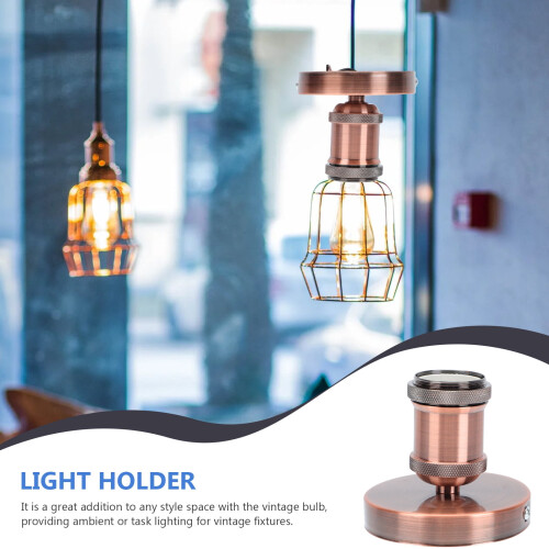 E27 Lamp Holder with Ceramic Base – Vintage Pendant Light 1