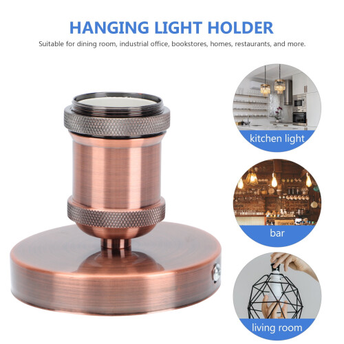 E27 Lamp Holder with Ceramic Base – Vintage Pendant Light 2