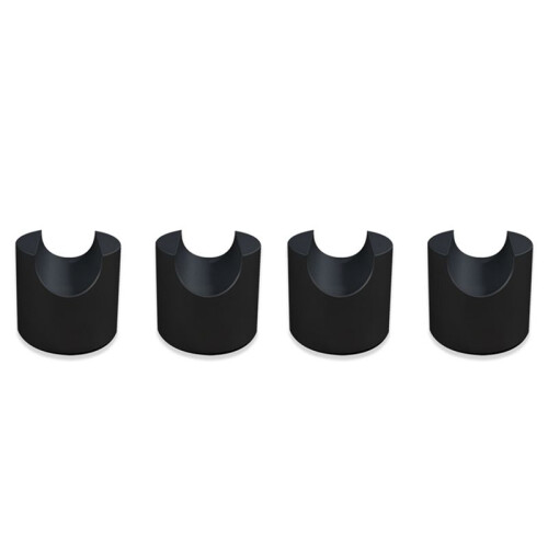 8pcs HIFI Cable Stand Booster Holder Support Frame Anti-Shock Foot Multi-Function Speaker Cable Trailing Pad Black 1