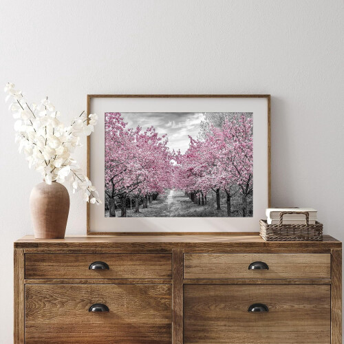 Yellow Tree Wall Art Canvas Vintage Autumn Maple 1