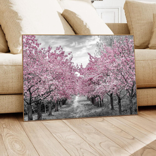 Yellow Tree Wall Art Canvas Vintage Autumn Maple 2