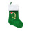 Meia de Natal personalizada com a inicial Q, 46 cm 2