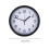 Silent Round Wall Clock 8 Inch Battery Powered Black 7