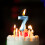 Birthday Candle Number 7 Multicolor 3D Design 2