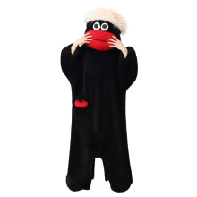Grappige Big Mouths Monsters Full Body Pyjama-Zwart XL